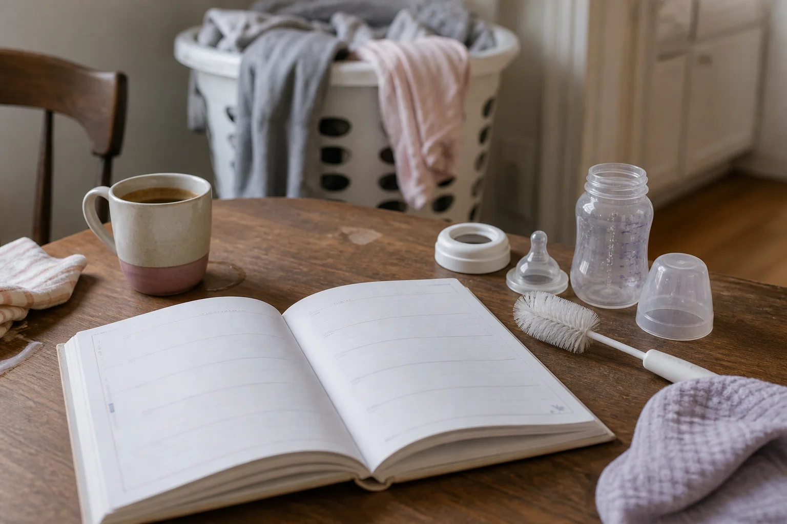 A sweet keepsake can become a quiet accusation when remembering the milestones must compete with the work of getting through the day.
