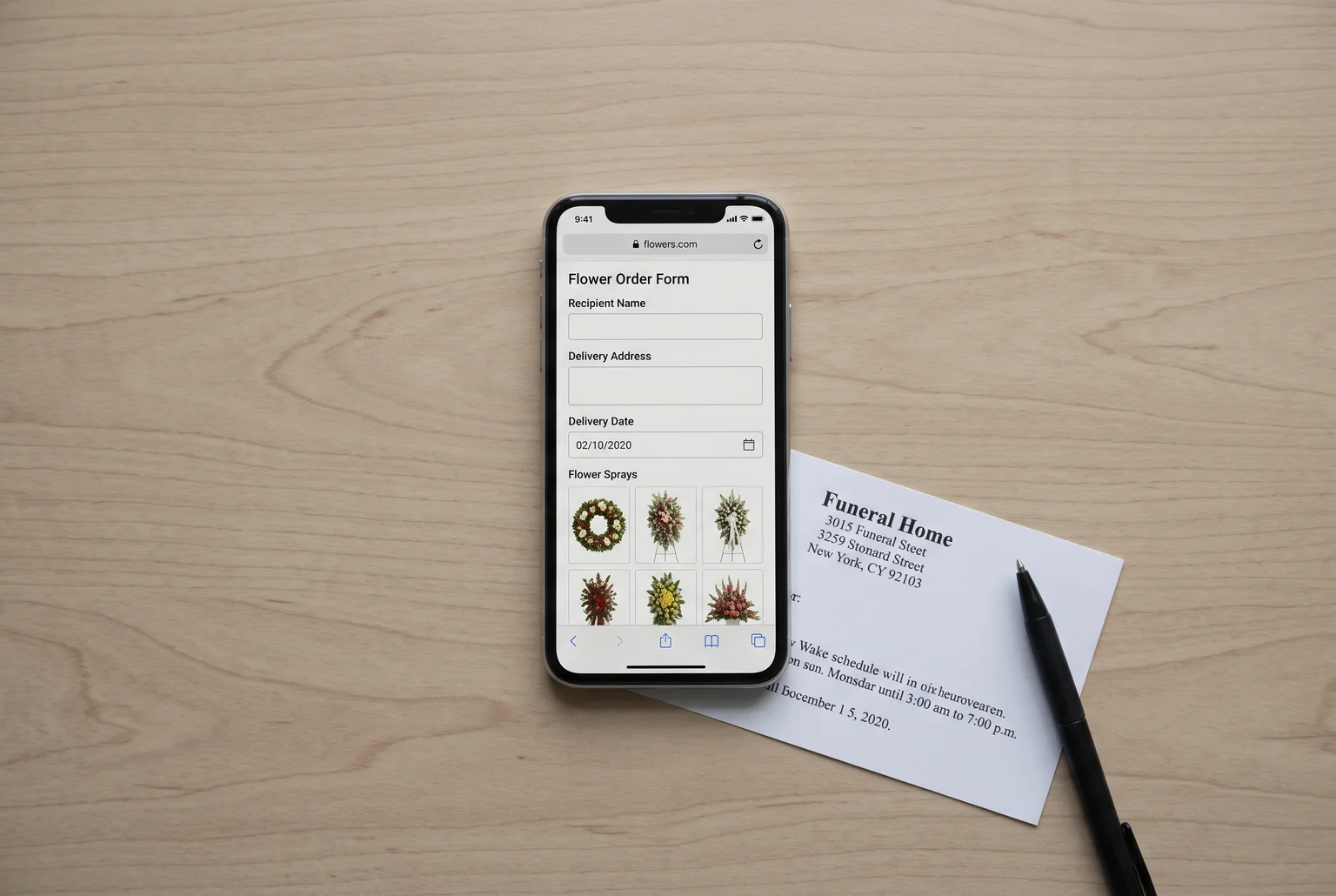 Matching the delivery date to the wake schedule matters more than the arrangement itself.