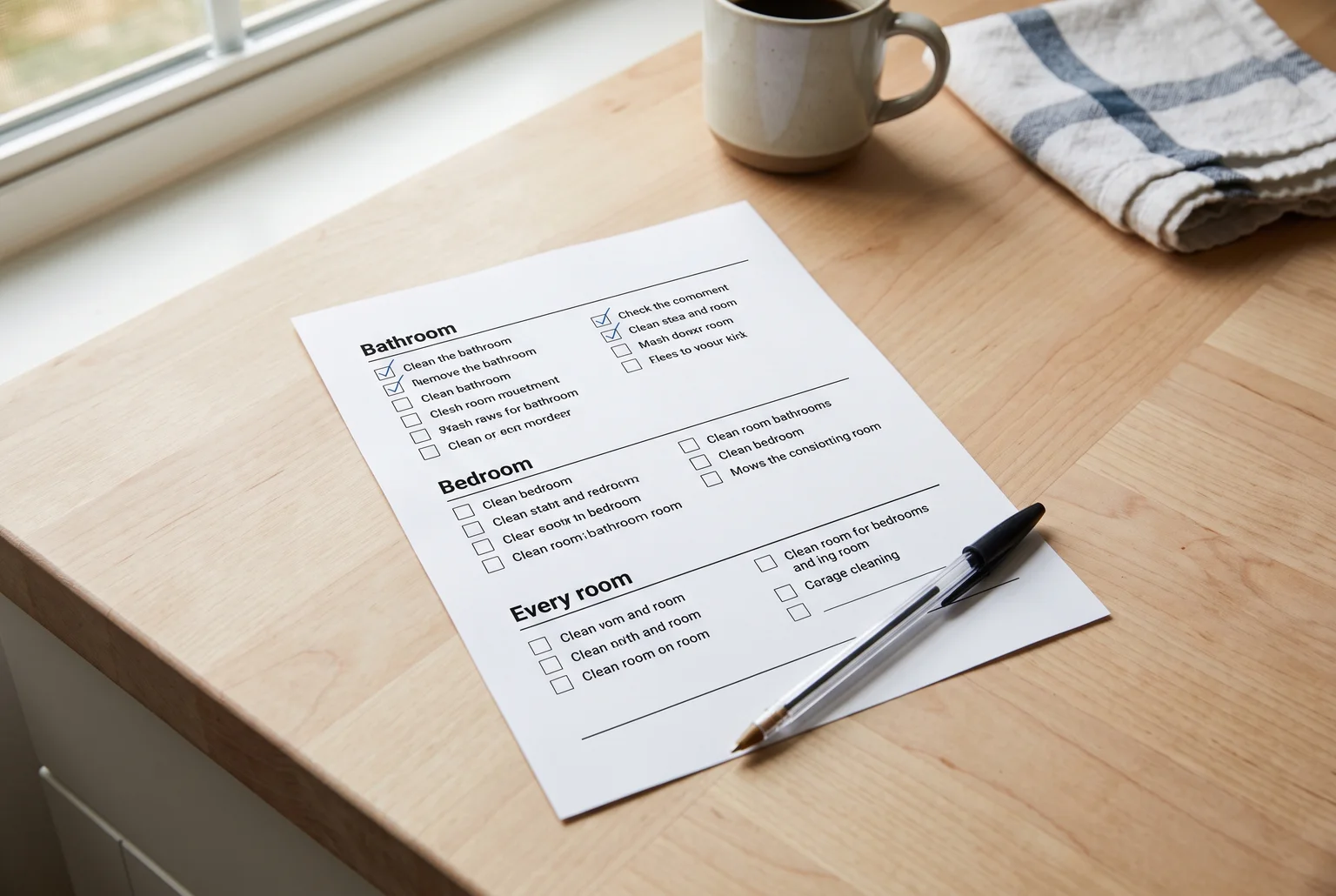 Print it, pin it to the fridge, and walk the house room by room until every box is checked.