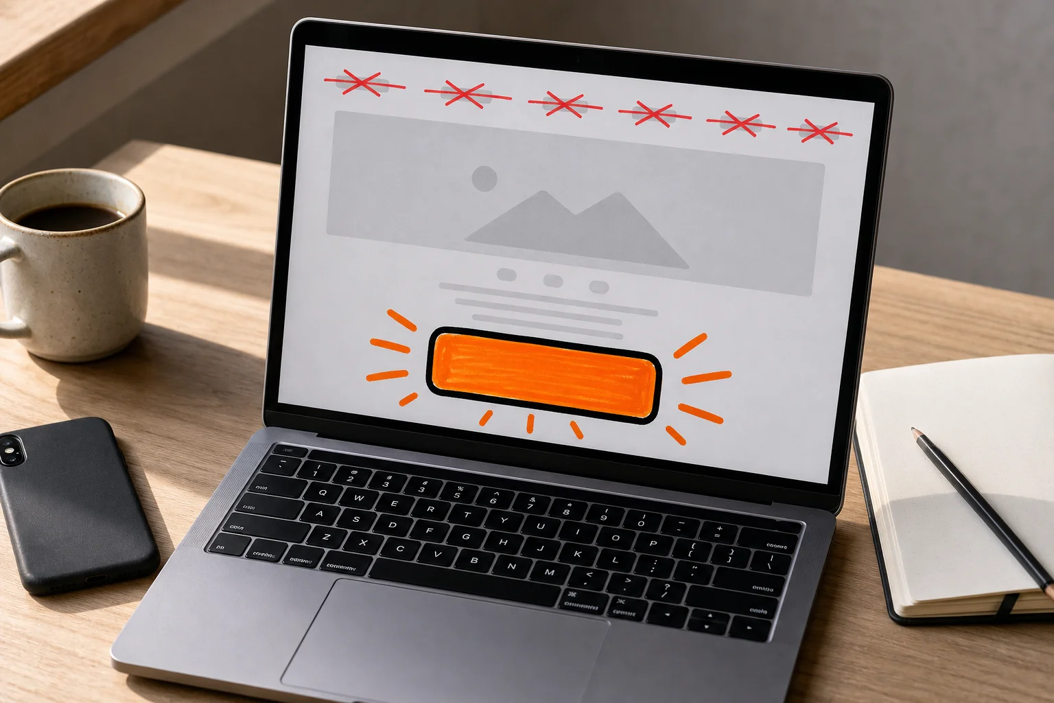 A landing page usually converts better when the next step feels like the obvious path, not one option among seven. A landing page usually converts better when the next step feels like the obvious path, not one option among seven.