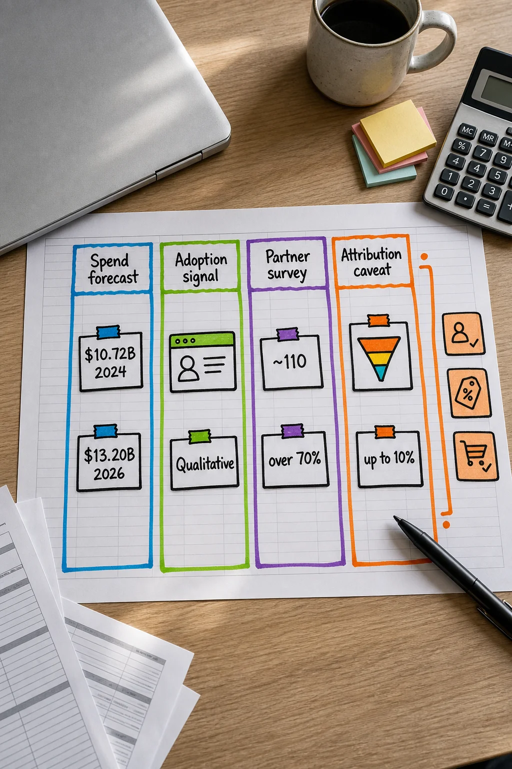 The useful shortcut is not one big affiliate stat, it is four different evidence buckets kept visibly separate. The useful shortcut is not one big affiliate stat, it is four different evidence buckets kept visibly separate.