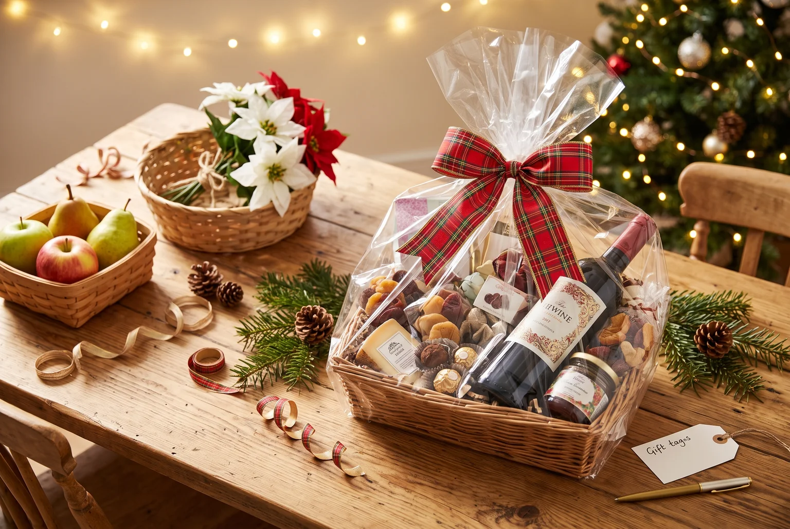 A well chosen basket can say everything a card cannot, and this season there is one for every name on your list.