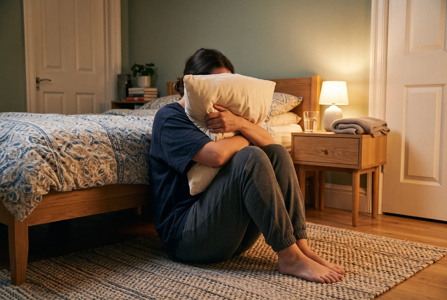 Usar una almohada puede darte un lugar privado para soltar aire y tensión sin descargar tu enojo contra alguien o algo.